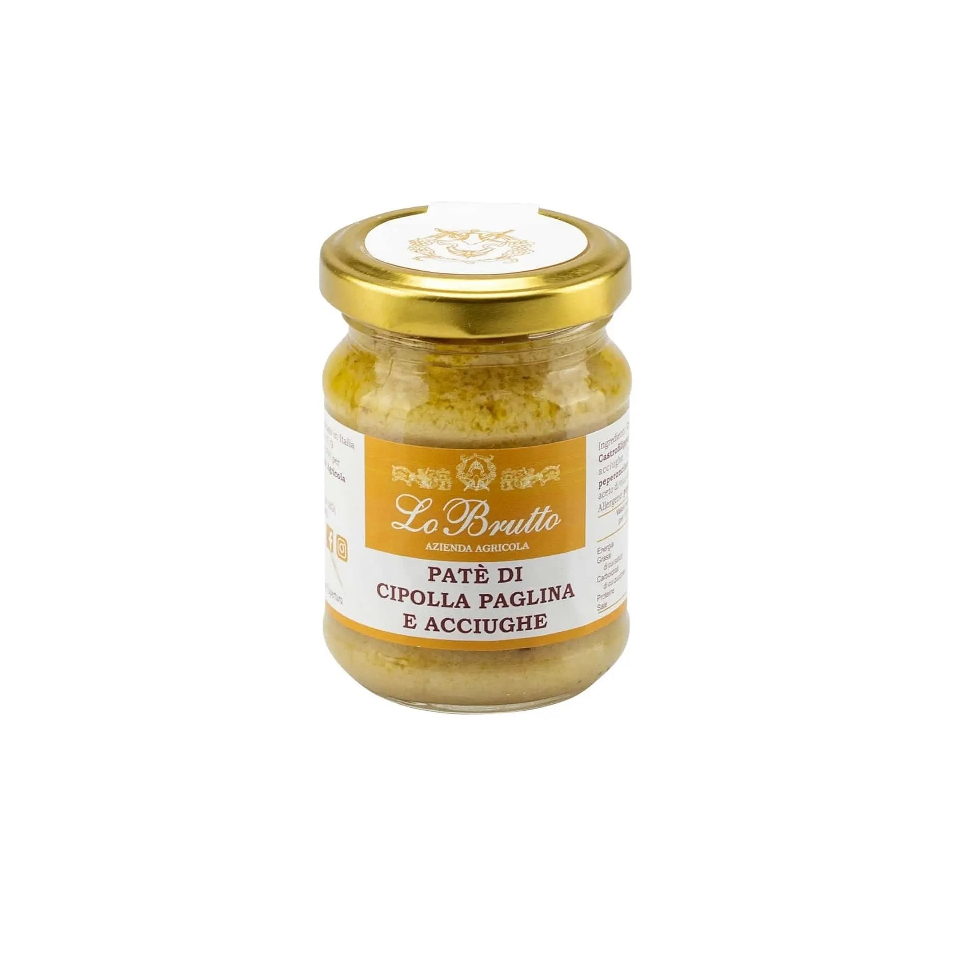 Pate Di Cipolla Paglina E Acciughe Azienda Agricola Lo Brutto